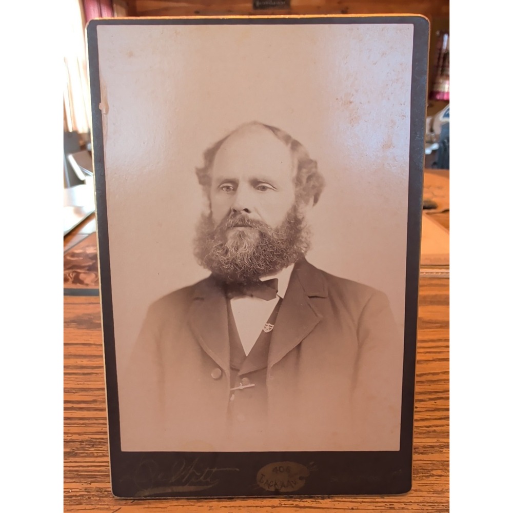 Antique Cabinet Card Man Gentleman Victorian Portrait Scranton Pennsylvania